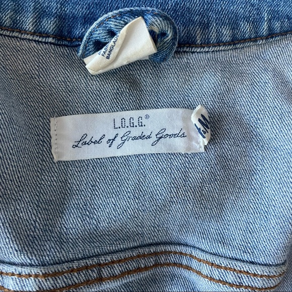 H&M Denim jacket size 2 - Picture 3 of 4
